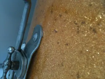 What happened to the finish - Slingy red sparkle