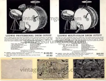 For Sale: Vintage 1930's Ludwig Drum Set