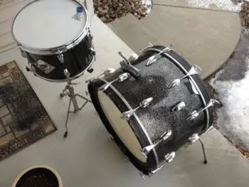 My Black Sparkle Slingerlands