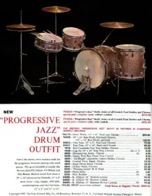 1960s Gretsch bop kit