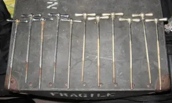 Ludwig faucet bass drum T rods.
