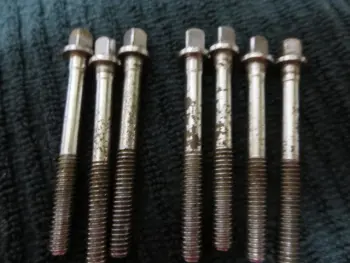 16 Slingerland  t rods...2&quot; from COLLAR down...