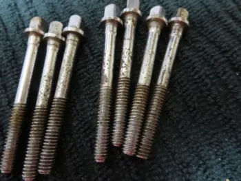 16 Slingerland  t rods...2&quot; from COLLAR down...