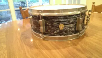 '65 Ludwig Pioneer Oyster Black Pearl Re-Wrap Trade for Slignerland