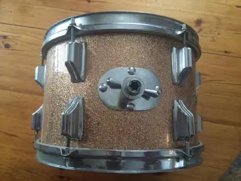 vintage Rogers Champagne sparkle Holiday 12 + 20 drums
