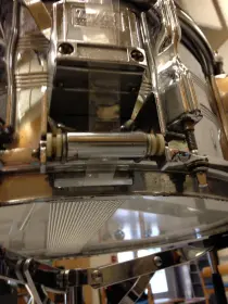 Tama snare strainer with rollers?