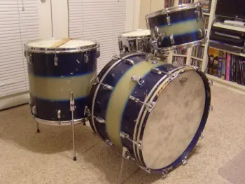 Preserving 60s Slingerland Kit Duco finish