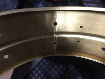 Nashville era brass 5X14 snare shell