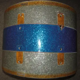 Rogers POWER TONE Shell with script, pearl and grommet