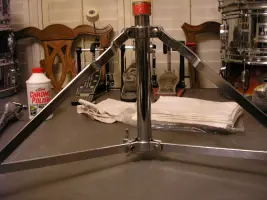 restoring my slingy #66 Buddy Rich cymbal stands