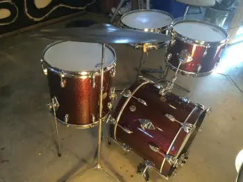 vintage 60’s Gretsch Round Badge 12 / 14 / 18 Jazz Bop drum set