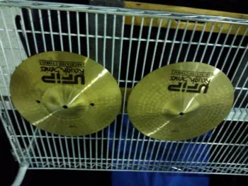 12&quot; UFIP Rough Series hi-hat cymbals