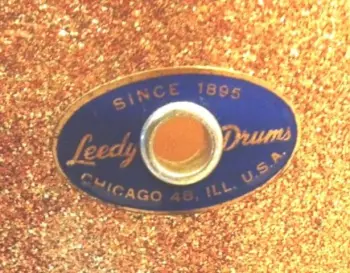Mid 1960's Leedy Champagne Sparkle Set 13-16-22
