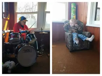 Easter dinner...and drums