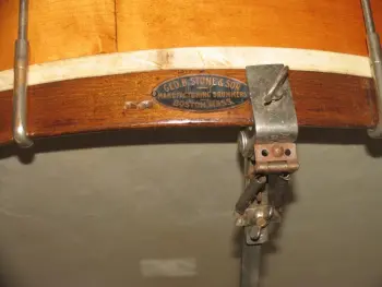 Vintage George B, Stone &amp; Son bass drum set