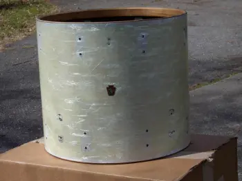 Wfl 18&quot; floor tom rehab.