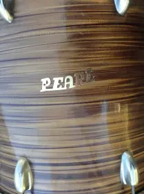 Vintage Pearl kit wrapped in tiger eye
