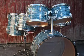 Just an ok score!! Early 70's Ludwigs in Bowling Blue finish plus Supra