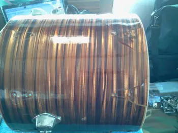 Hi-resoluton Scan for Tiger Eye Pearl AKA Root Beer Swirl
