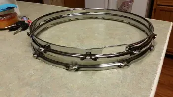 Ludwig Super COB Snare Drum 1960's Welded Brass Shell