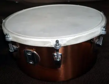 Ludwig Keystone badge Chrome Timbales