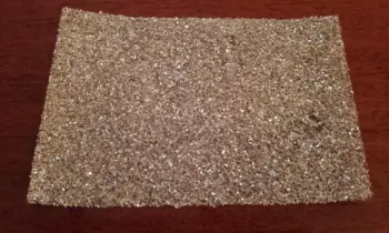 DIY Silver Glitter Wrap