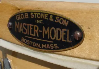 [B]1920s GEORGE B. STONE &amp; SON, INC. 5 x 14 BLONDE (MAPLE) MASTER-MODEL
