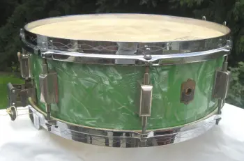 1930's Green Pearl Leedy Parallel Dual