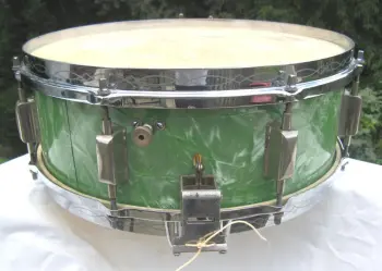 1930's Green Pearl Leedy Parallel Dual