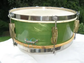 Green Pearl Gretsch snare drum!