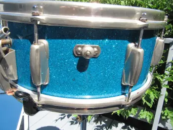 Radio King Super Krupa '56-'59 Solid Blue Sparkle 5.5x14