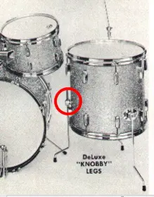 Rogers Floor Tom Mounts