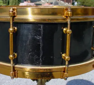 1934 SLINGERLAND BLACK ENAMEL/ARTGOLD DuALL MODEL