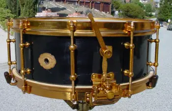 1934 SLINGERLAND BLACK ENAMEL/ARTGOLD DuALL MODEL