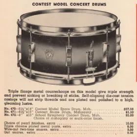 1958 or 1959 Ludwig 6.5x14 - Contest or Auditorium Model?