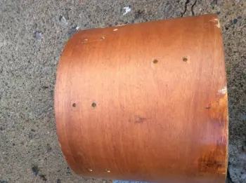 Removing glue under wrap