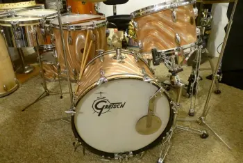 Sunset Satin Flame drums