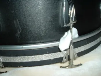 1968 Ludwig Black Panther 14x22 Bass drum for sale-Very good condition