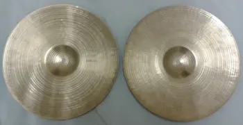 Vintage Zanki 14&quot; Hi-Hats-Rare Collectable Italy