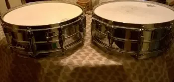 My collection of 400 Ludwig snares