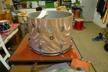 Gretsch bass drum tom hanger - repair suggestions please