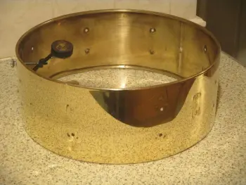 Rogers Lacquered Brass Snare Early 60's