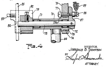 Rogers Swivomatic Pedal-1st Generation Screw