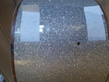 DIY Silver Glitter Wrap