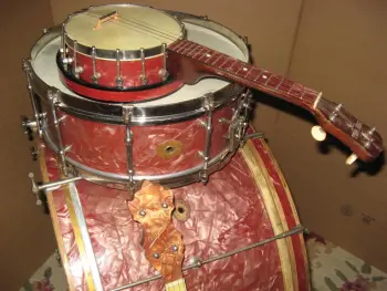 Slingerland Rose Pearl drum set
