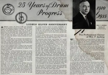 1936 Ludwig &amp; Ludwig Silver Anniversary Model
