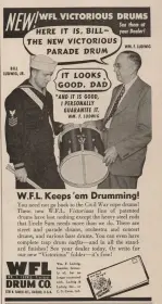 WWII WFL Victorious snare drum