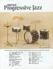 A rare look at a 1968-70 Gretsch RB Model 4155 snare drum...