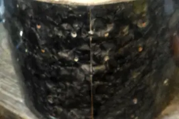 Slingerland shell with three reinforcement rings
