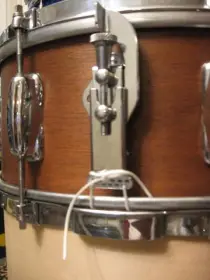 Slingerwig transformed into a 1960 Slingy radio king student snare